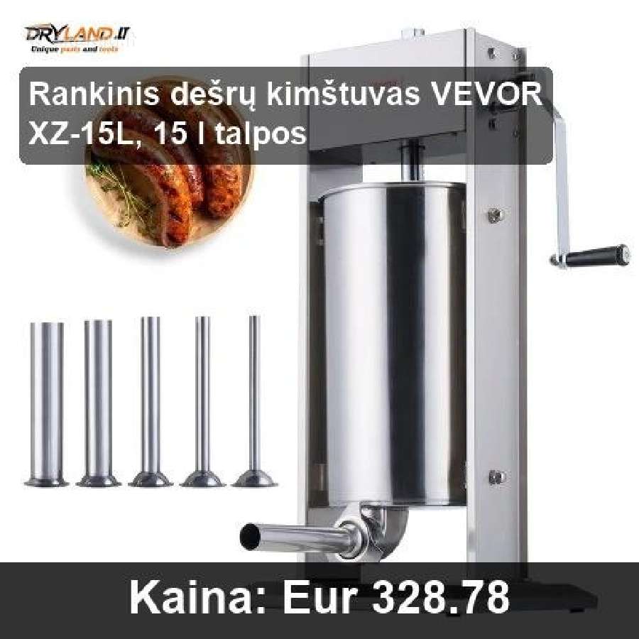Dešrų Kimštuvas – Namų ir Komercinei Produkcijai - nuotraukos Nr. 20