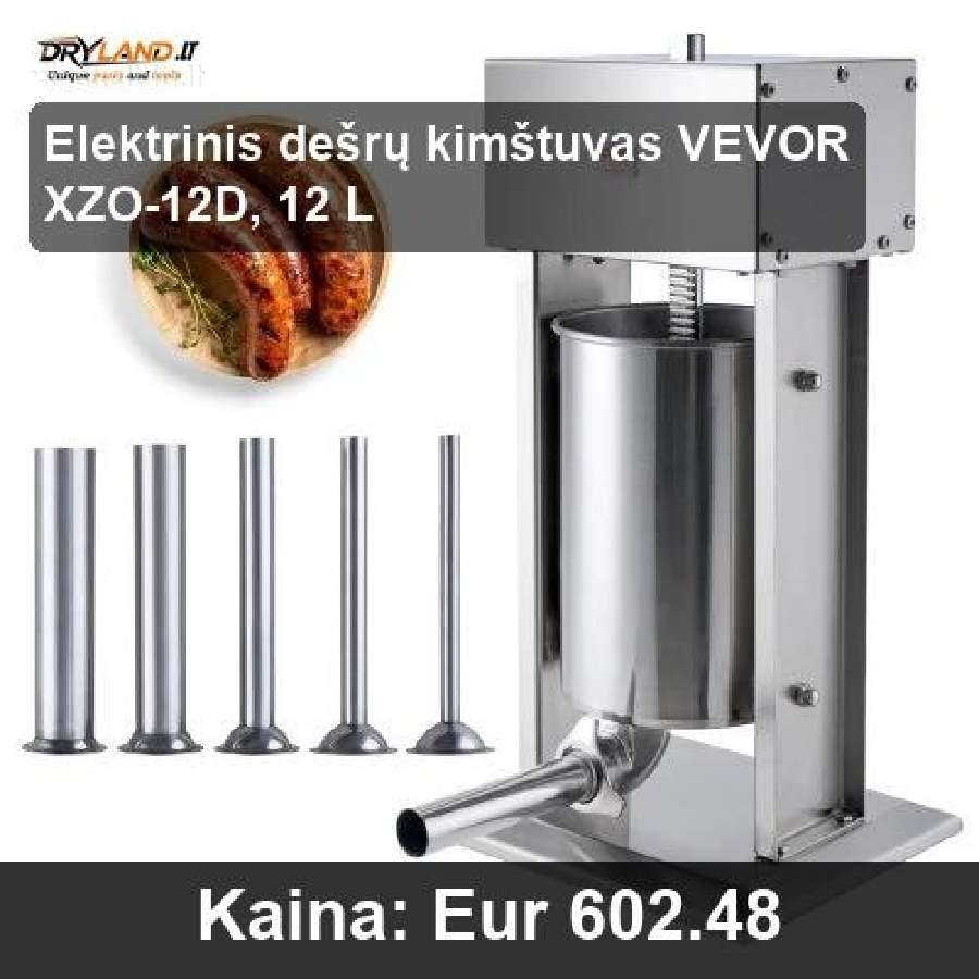 Dešrų Kimštuvas – Namų ir Komercinei Produkcijai - nuotraukos Nr. 26