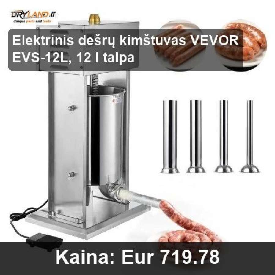 Dešrų Kimštuvas – Namų ir Komercinei Produkcijai - nuotraukos Nr. 28