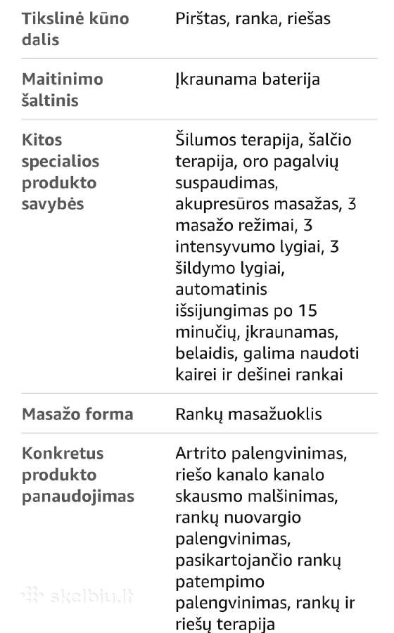 Rankų masažuoklis - nuotraukos Nr. 7