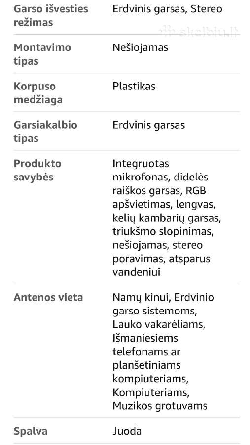 Nešiojama bluetooth kolonėlė Cyboris s11 max - nuotraukos Nr. 7