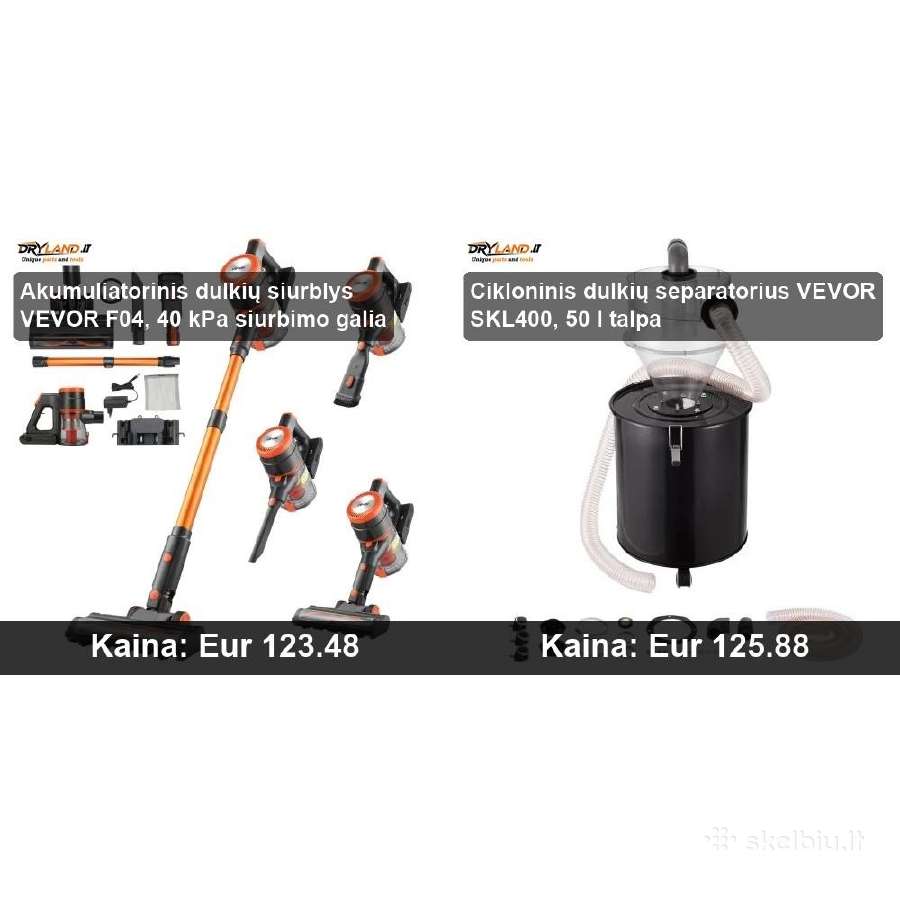 Dulkių Siurbliai ir Cikloniniai Separatoriai - nuotraukos Nr. 27
