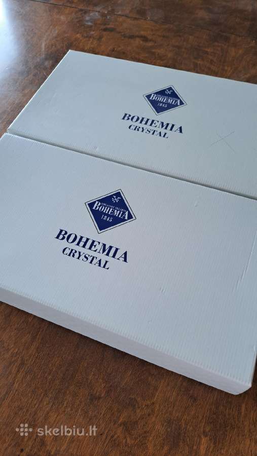 Naujos Vyno taurės Bohemia krištolas Čekija 250ml - nuotraukos Nr. 2