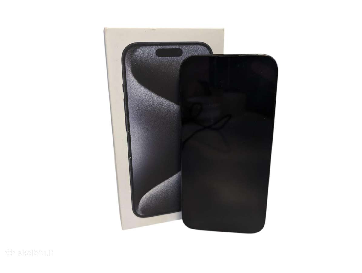 iPhone 15 Pro 128gb + 3 mėn. garantija - nuotraukos Nr. 2