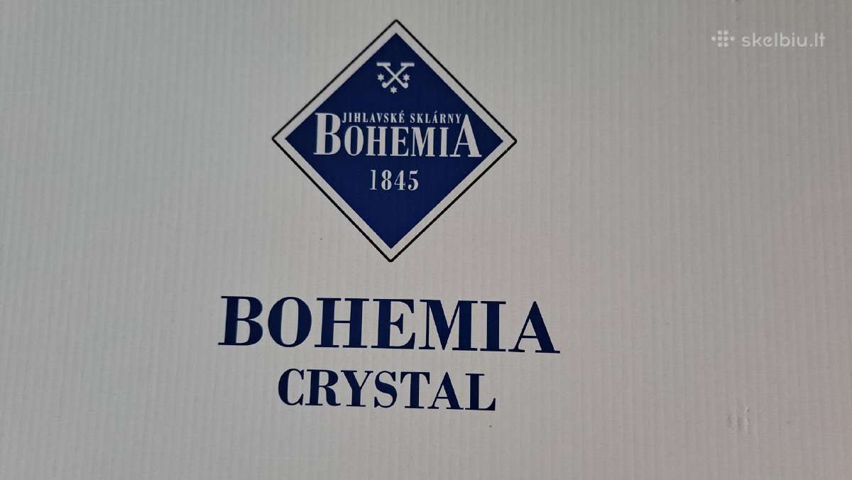 Naujos Vyno taurės Bohemia krištolas Čekija 250ml - nuotraukos Nr. 4