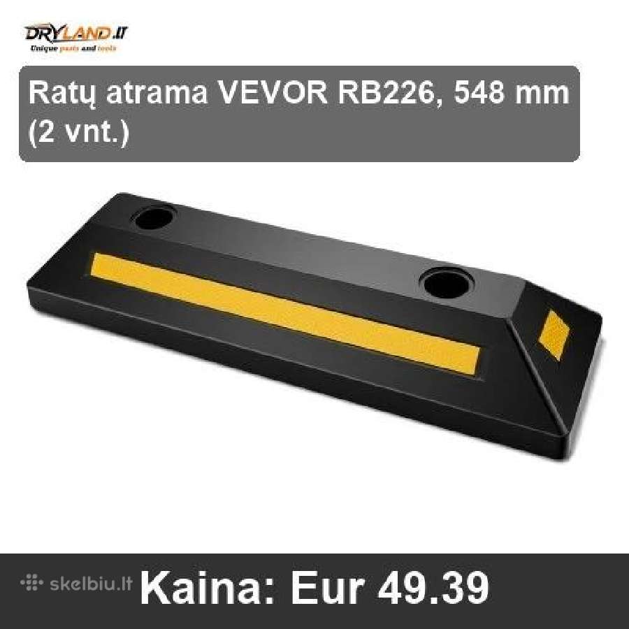 Garažo grindų kilimėliai ir ratų atramos - nuotraukos Nr. 4