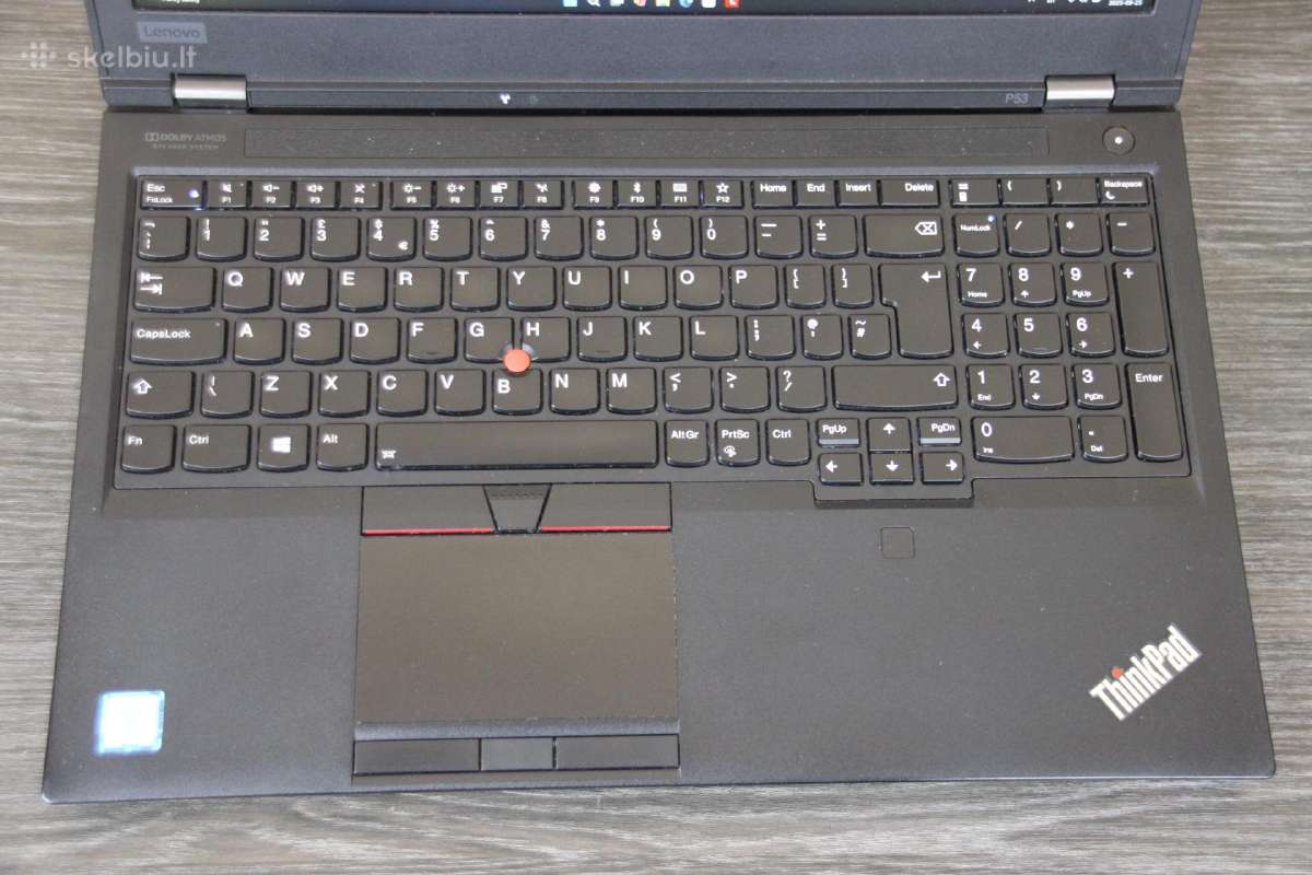 Lenovo P53 i7-9750h 32gb 512gb T1000 Fhd - nuotraukos Nr. 2