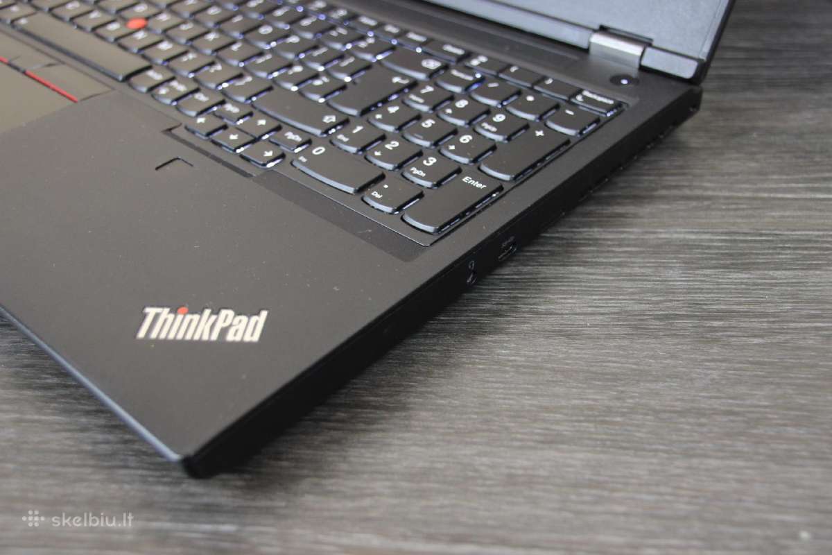 Lenovo P53 i7-9750h 32gb 512gb T1000 Fhd - nuotraukos Nr. 4