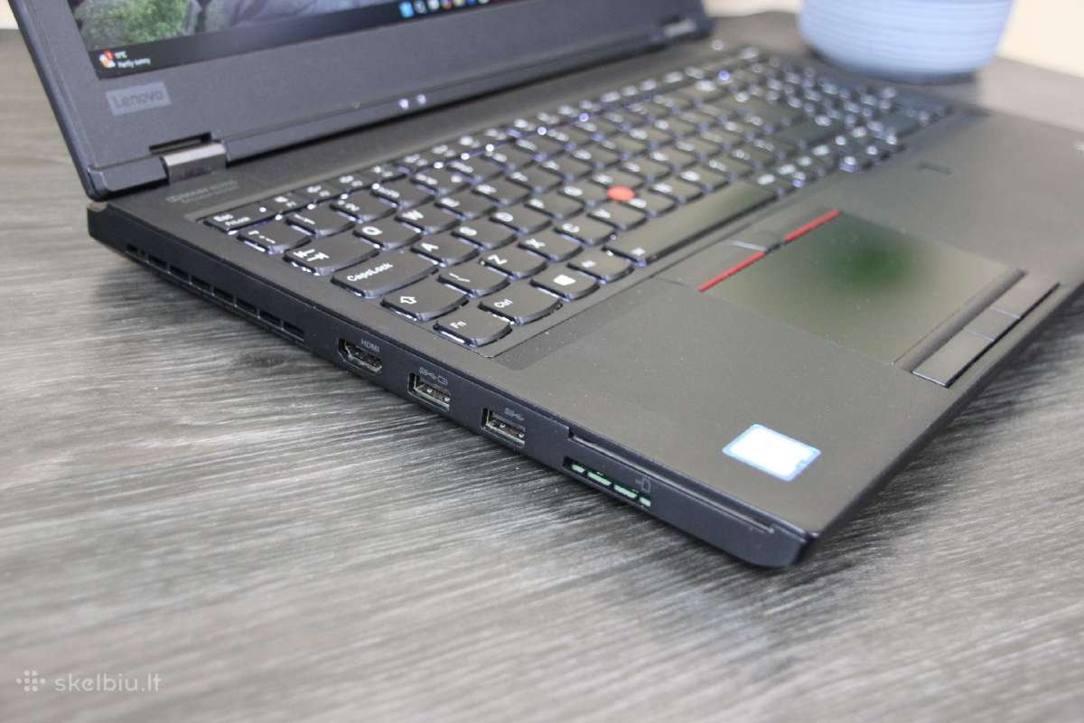 Lenovo P53 i7-9750h 32gb 512gb T1000 Fhd - nuotraukos Nr. 6