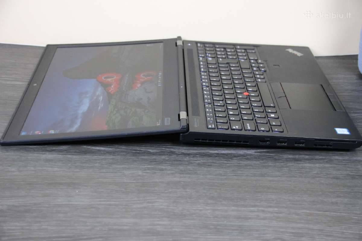 Lenovo P53 i7-9750h 32gb 512gb T1000 Fhd - nuotraukos Nr. 9