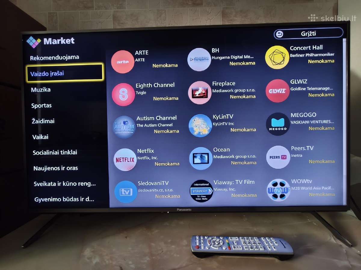 Panasonic 40" 102cm Smart 4k 120hz - nuotraukos Nr. 5