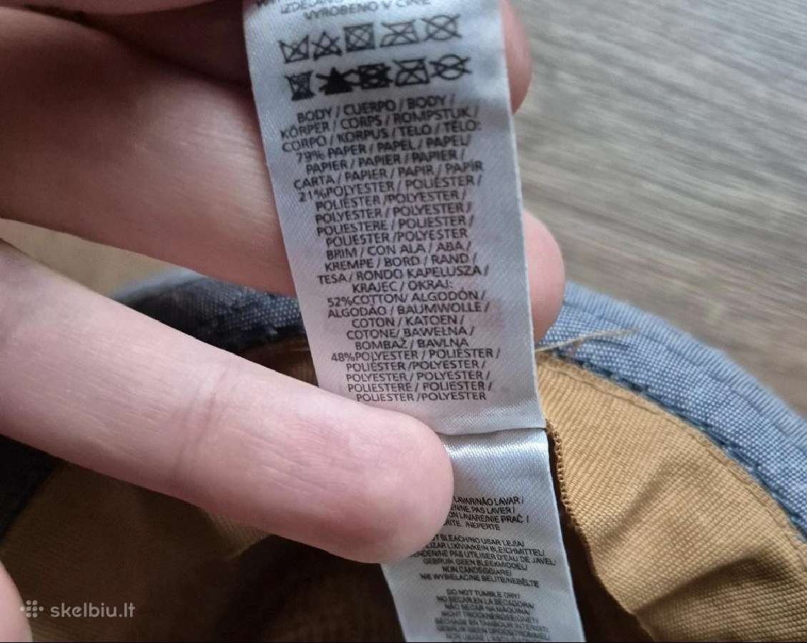 Beveik nauja šiaudinė skrybėlė kūdikiui nuo 6 mėn - nuotraukos Nr. 5