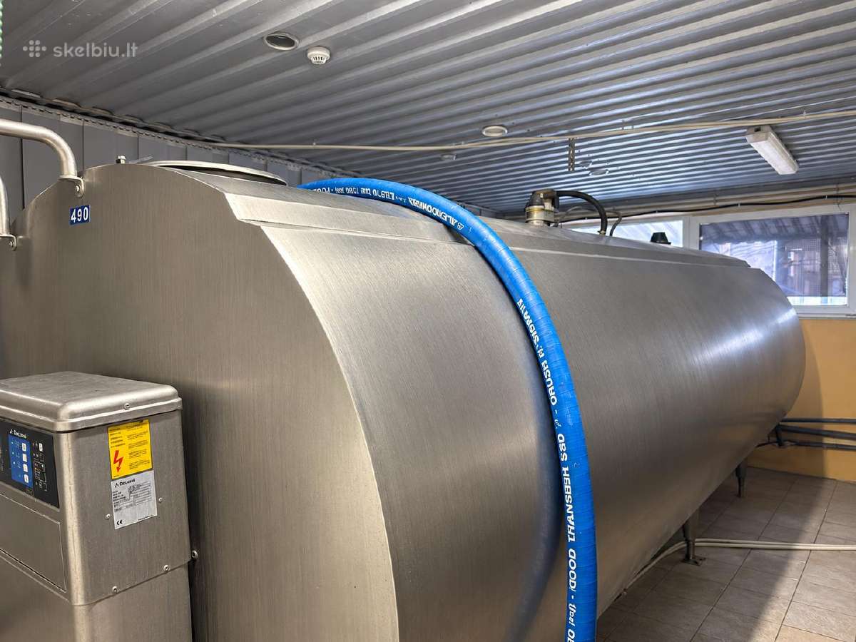 Pieno šaldytuvai Delaval 12 t. ir 4 t. - nuotraukos Nr. 2