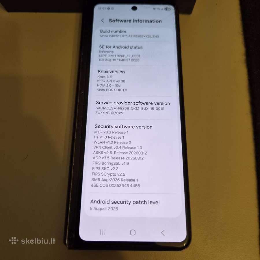 Samsung Z Fold 3 256gb - nuotraukos Nr. 9