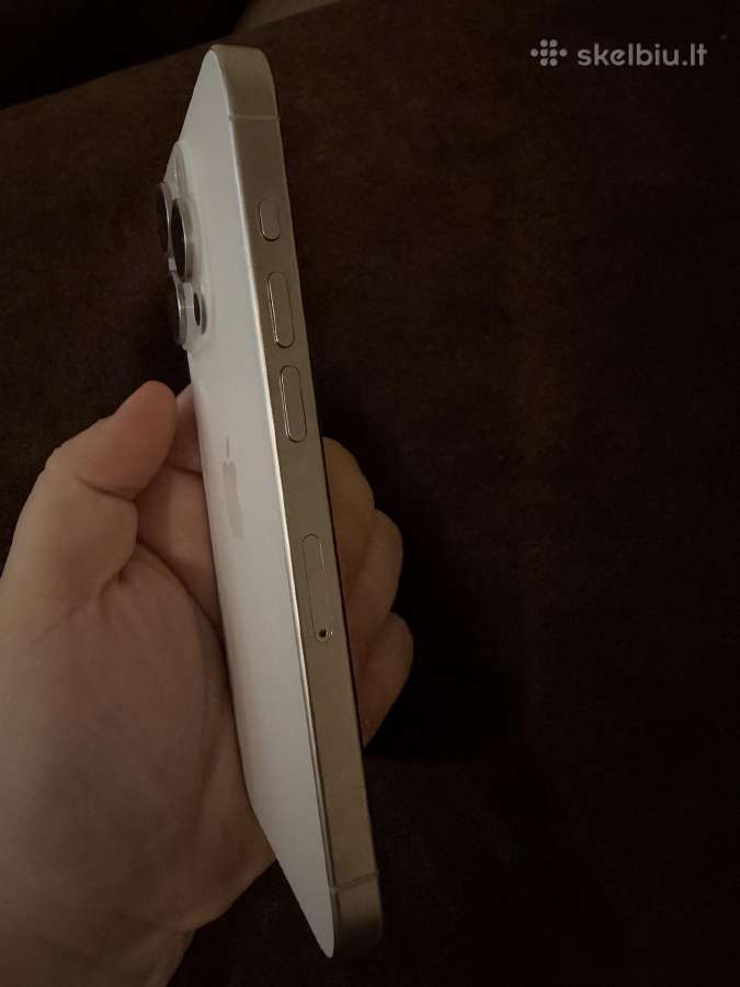 iPhone 15 pro 128 GB white titanium - nuotraukos Nr. 6