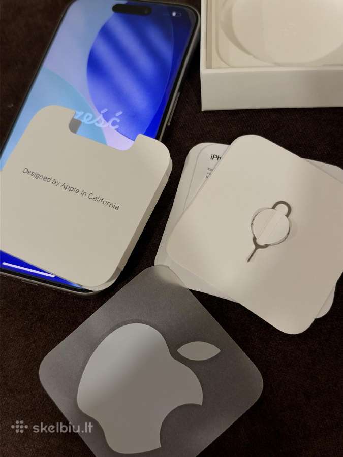 iPhone 15 pro 128 GB white titanium - nuotraukos Nr. 8
