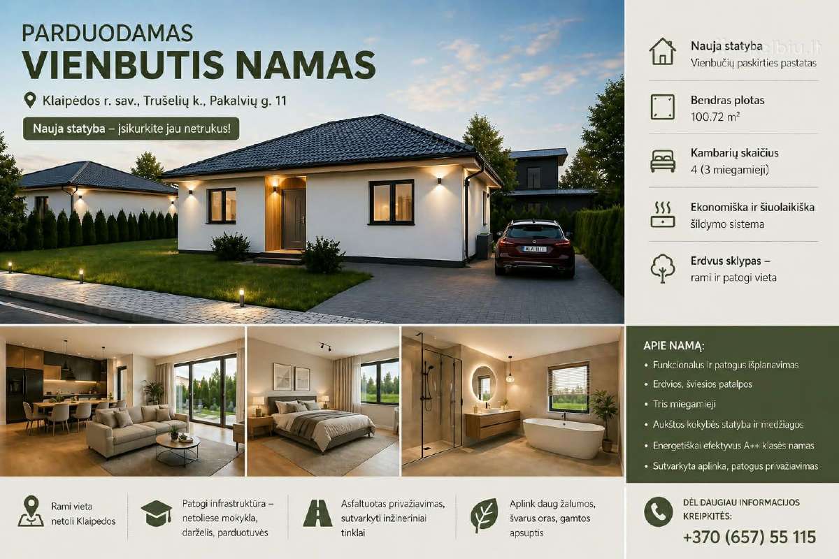 Parduodamas gyvenamasis namas Trušeliuose - nuotraukos Nr. 7