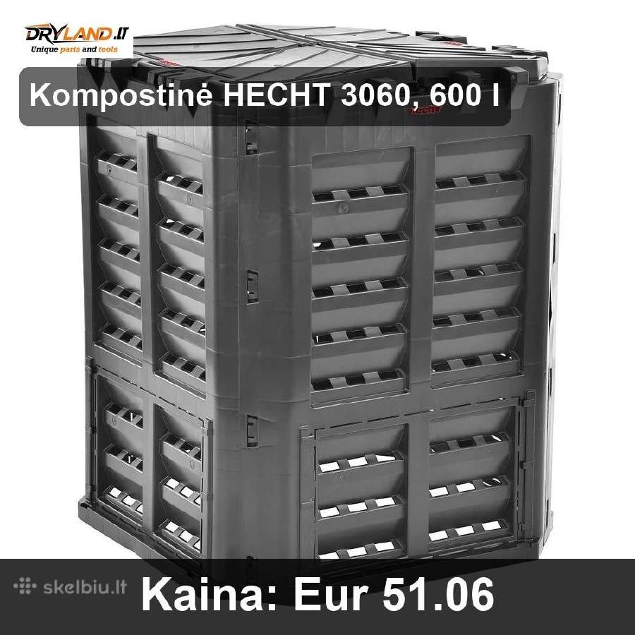 Kompostavimo dėžės organinių atliekų laikymui - nuotraukos Nr. 3