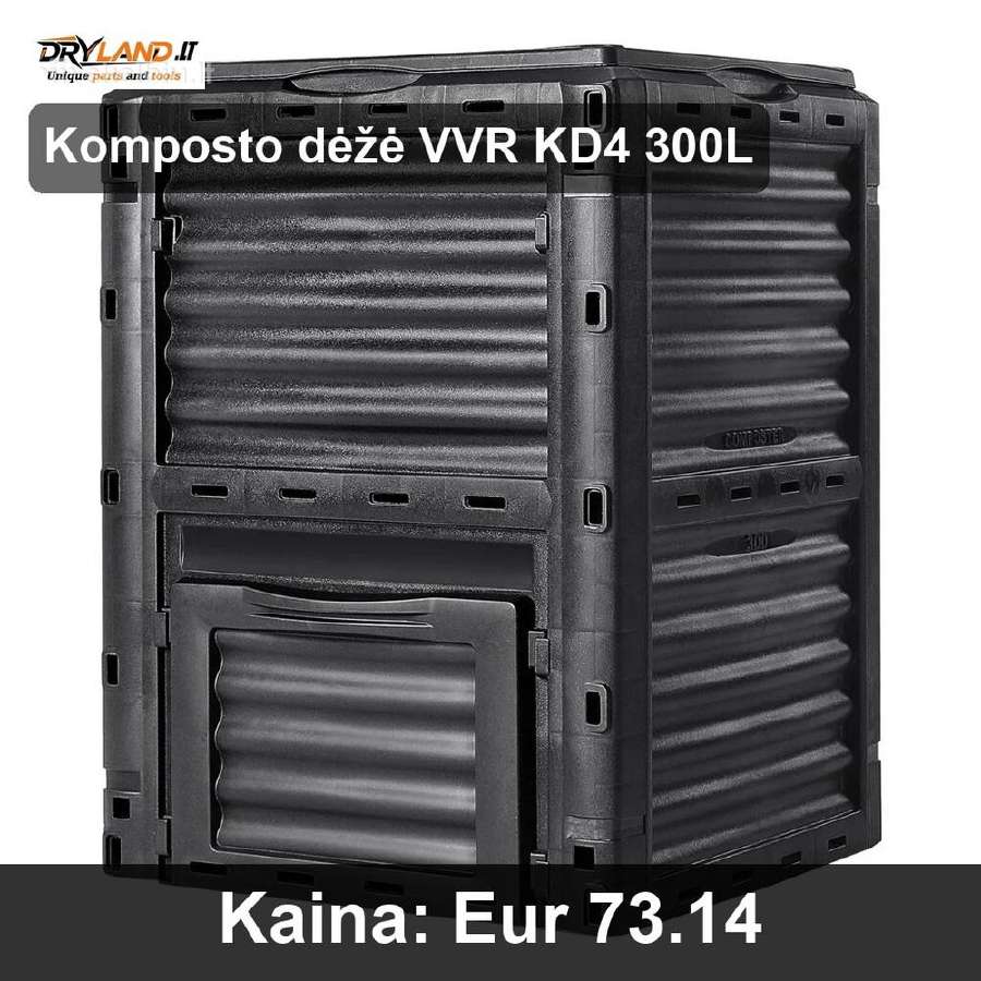 Kompostavimo dėžės organinių atliekų laikymui - nuotraukos Nr. 4