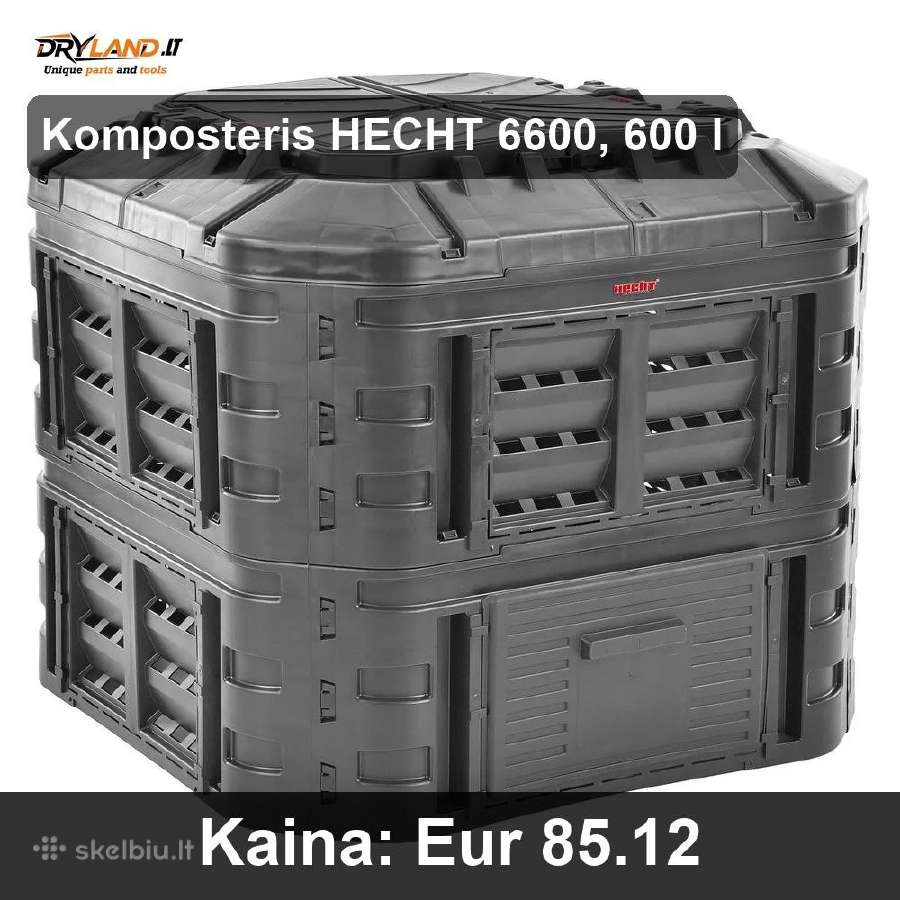 Kompostavimo dėžės organinių atliekų laikymui - nuotraukos Nr. 6