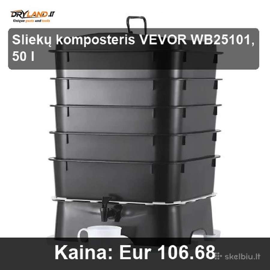 Kompostavimo dėžės organinių atliekų laikymui - nuotraukos Nr. 9