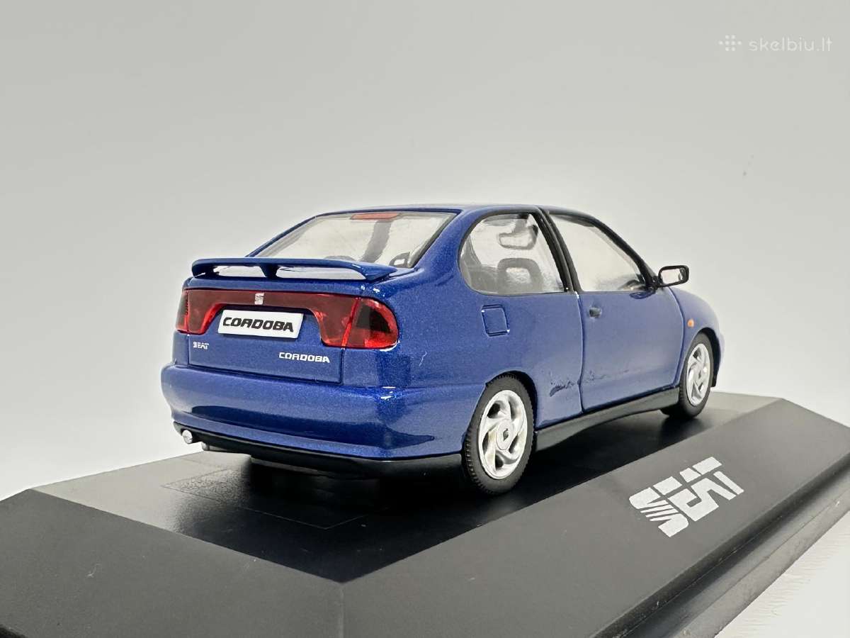Seat Cordoba Sx 1999 mėlyna 1:43 Herpa - nuotraukos Nr. 3