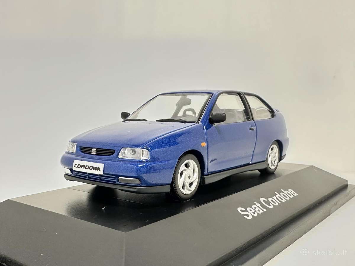Seat Cordoba Sx 1999 mėlyna 1:43 Herpa - nuotraukos Nr. 5