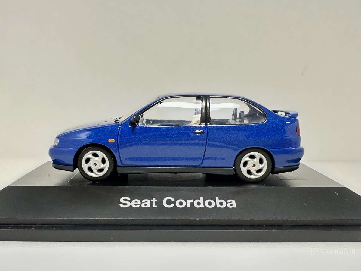 Seat Cordoba Sx 1999 mėlyna 1:43 Herpa - nuotraukos Nr. 6