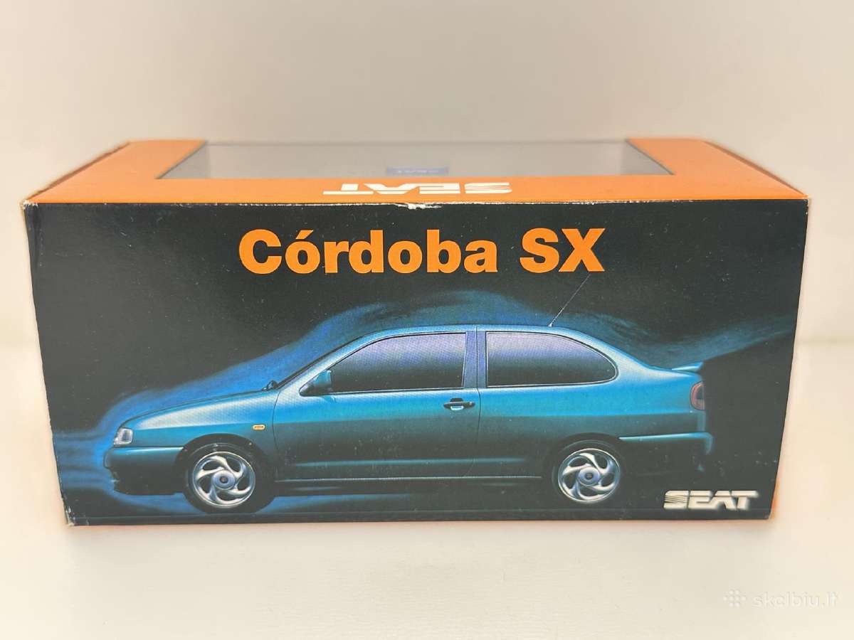 Seat Cordoba Sx 1999 mėlyna 1:43 Herpa - nuotraukos Nr. 7