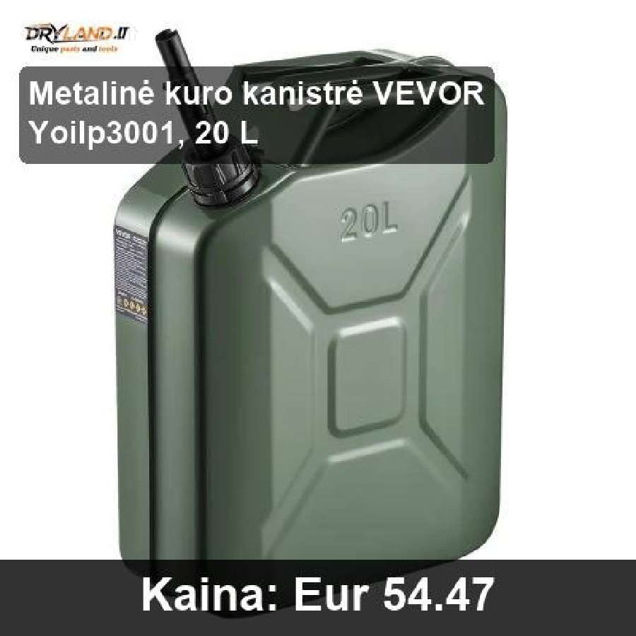 Patikimi degalų kanistrai – Atsarginės Kuras - nuotraukos Nr. 7