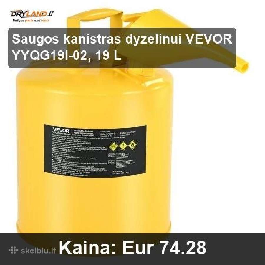 Patikimi degalų kanistrai – Atsarginės Kuras - nuotraukos Nr. 15