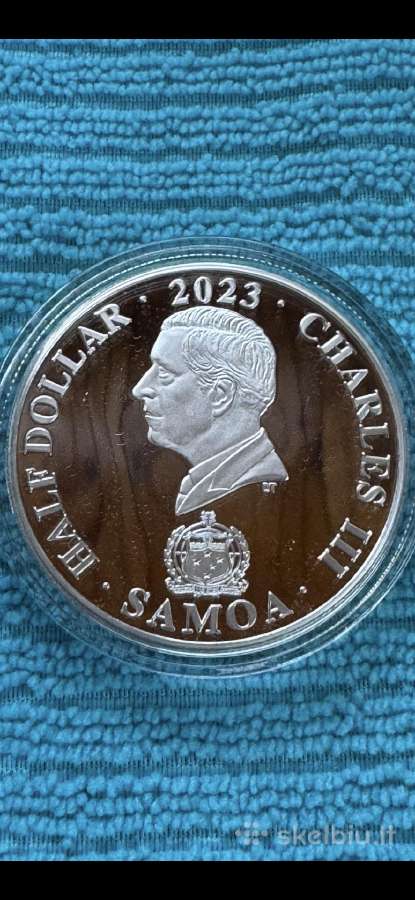 Moneta Samoa 2023m. 50 centu, cu-ni - nuotraukos Nr. 2