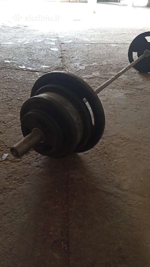 Olimpinė štanga 135,5kg - nuotraukos Nr. 4