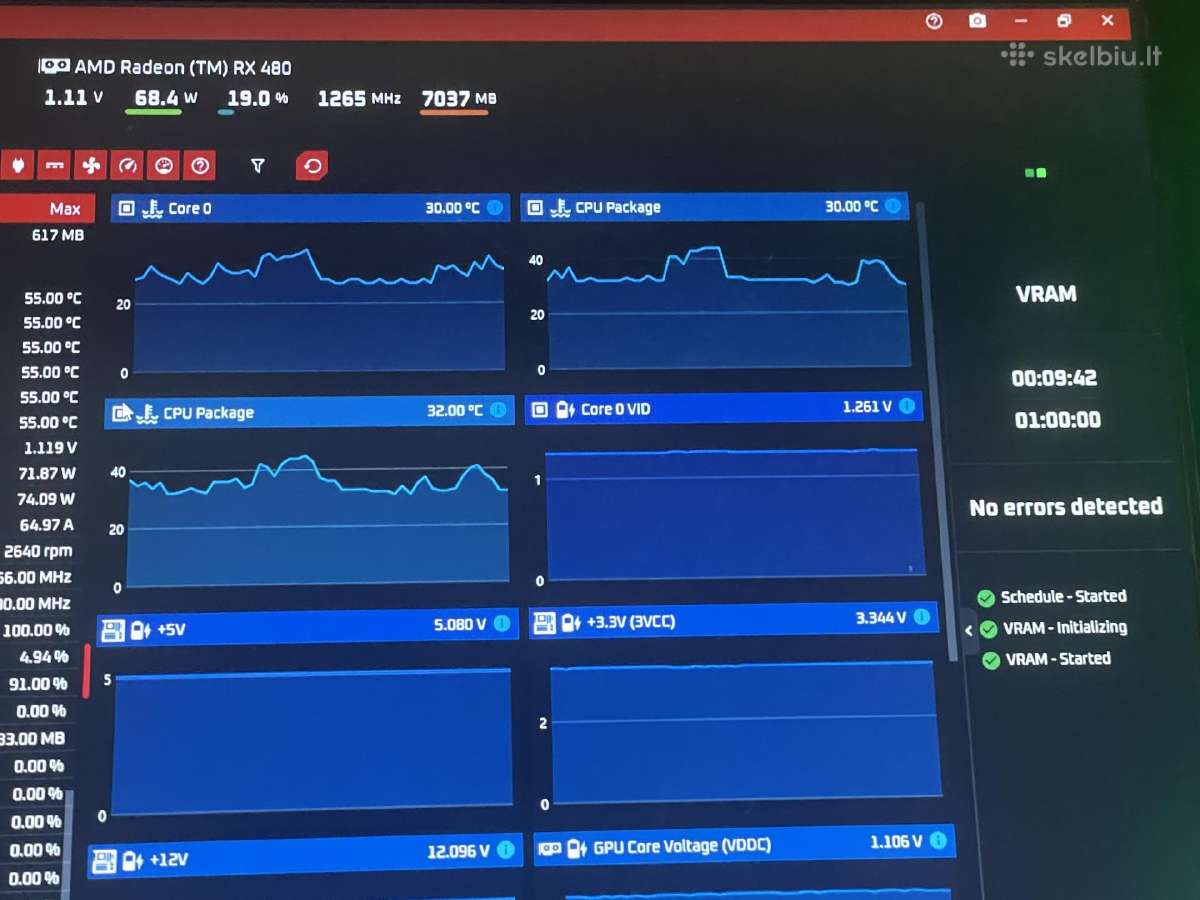 Mainau/parduodu Amd Radeon Rx 480 (8gb) - nuotraukos Nr. 6