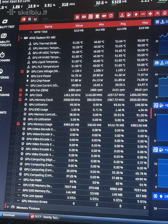 Mainau/parduodu Amd Radeon Rx 480 (8gb) - nuotraukos Nr. 7