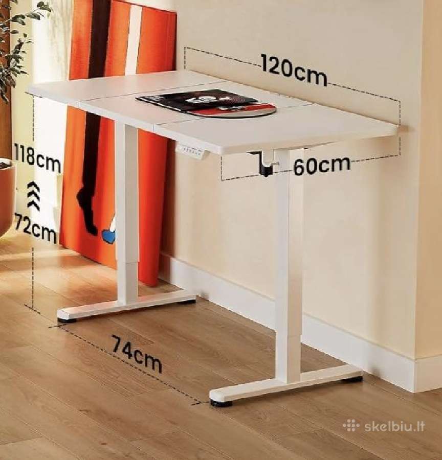 Elektrinis reguliuojamo aukščio rašomasis stalas - nuotraukos Nr. 7