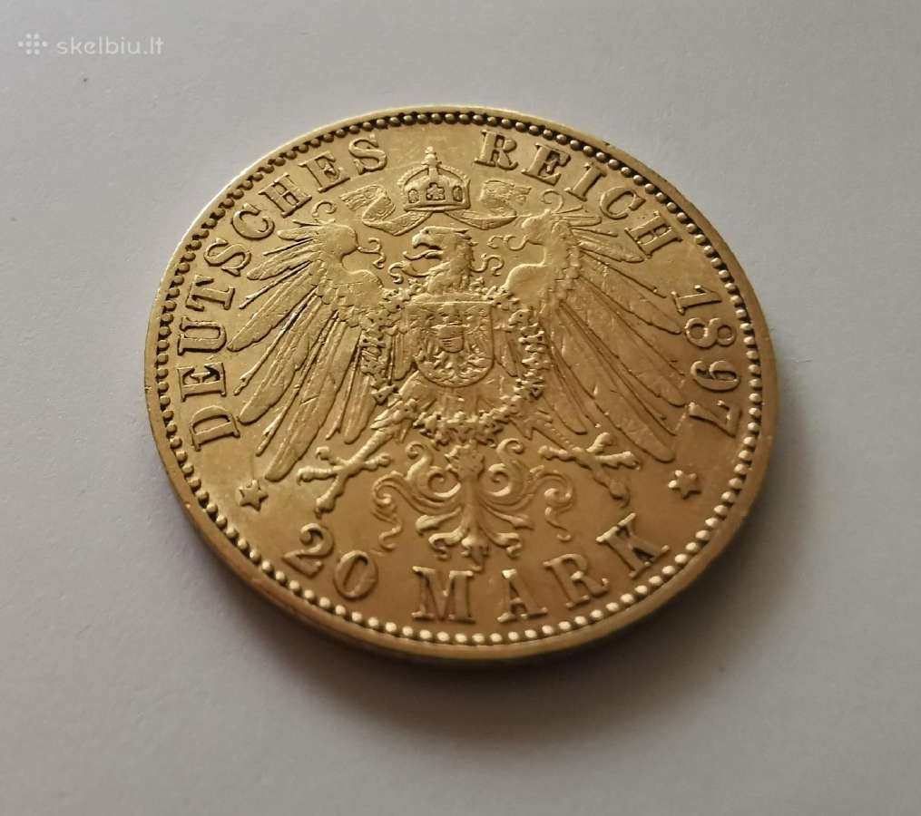 20 markių 1897 - nuotraukos Nr. 3