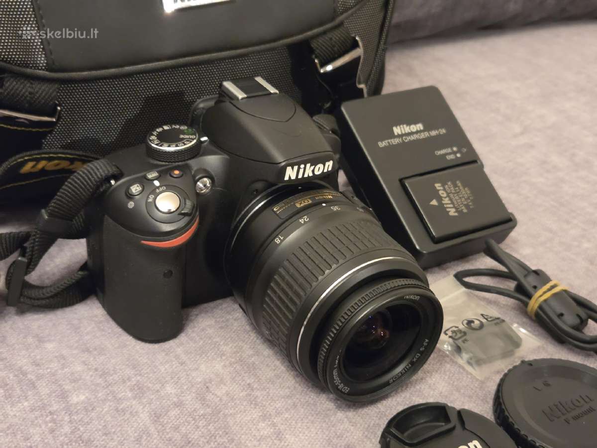 Nikon D3200 / 18-55 mm Af-s / Dslr / 1k kadrų - nuotraukos Nr. 4