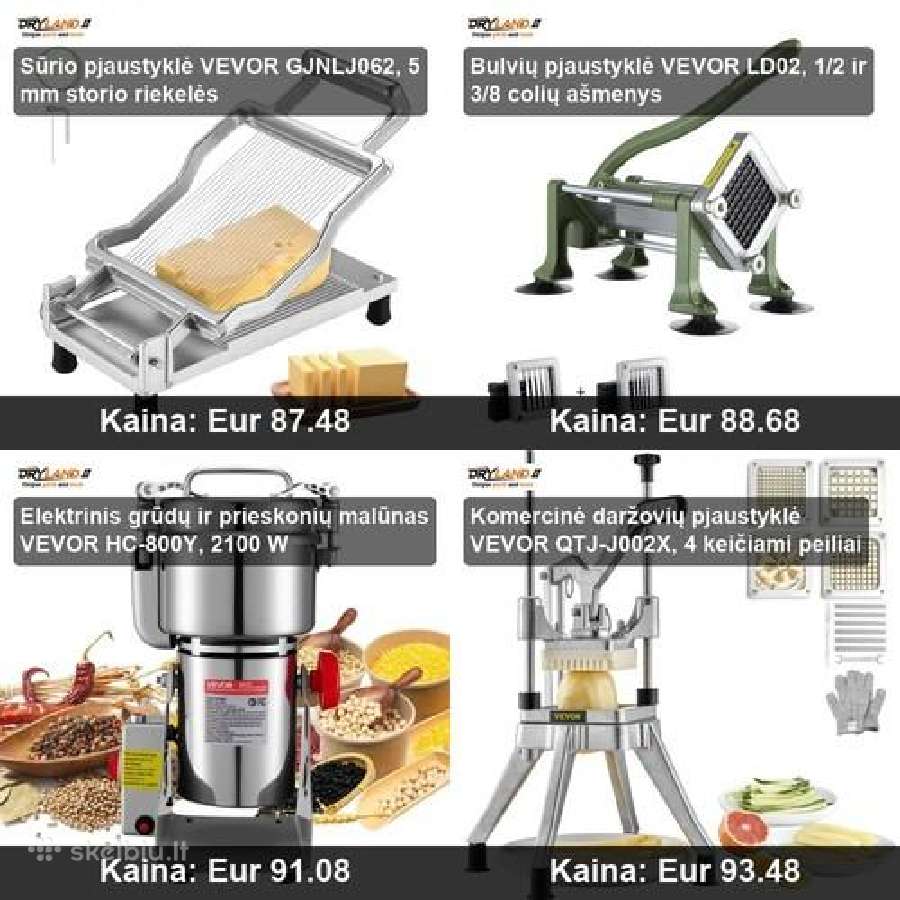 Bulvių Pjaustyklės Greitas daržovių paruošimas - nuotraukos Nr. 19