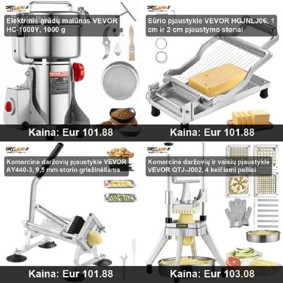 Bulvių Pjaustyklės Greitas daržovių paruošimas - nuotraukos Nr. 21