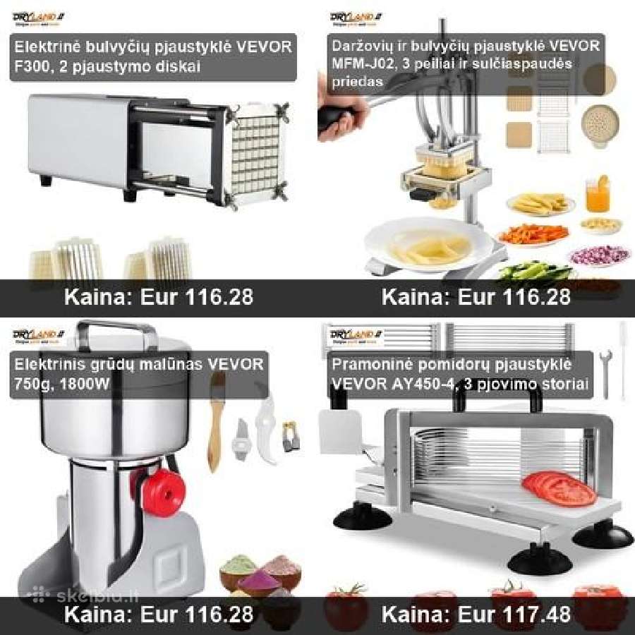 Bulvių Pjaustyklės Greitas daržovių paruošimas - nuotraukos Nr. 24