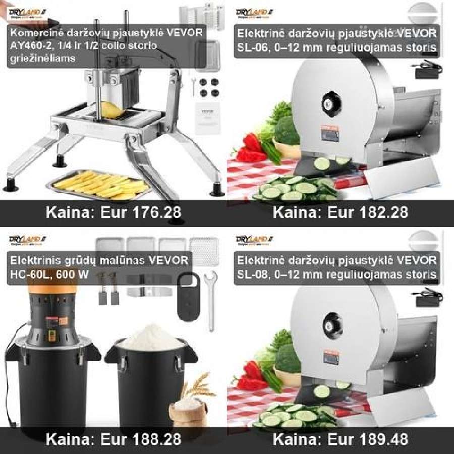Bulvių Pjaustyklės Greitas daržovių paruošimas - nuotraukos Nr. 27