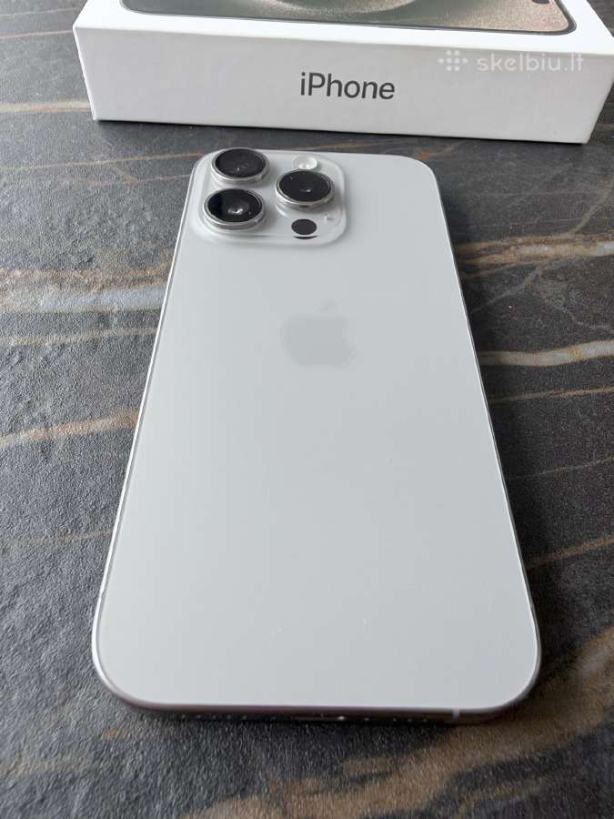 iPhone 15 Pro 256gb Natural Titanium - nuotraukos Nr. 7