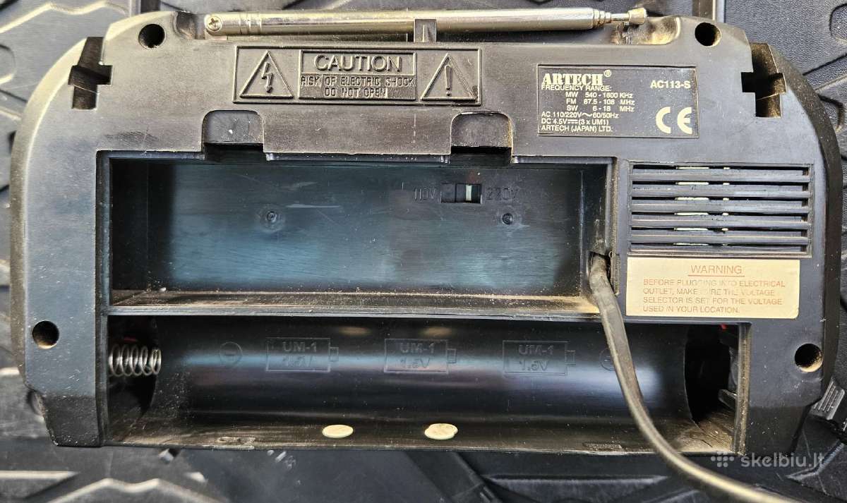Radio grotuvas Artech Ac113-s - nuotraukos Nr. 2