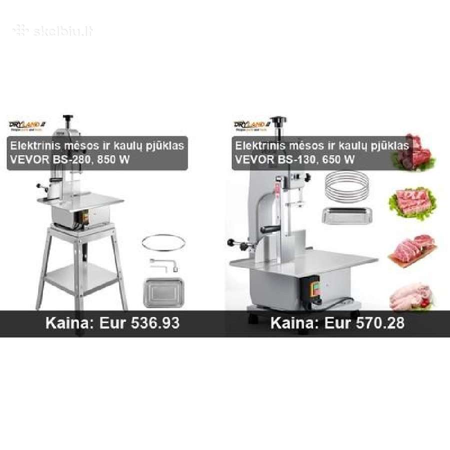 Profesionalūs mėsos pjūklai ir stovai - nuotraukos Nr. 25