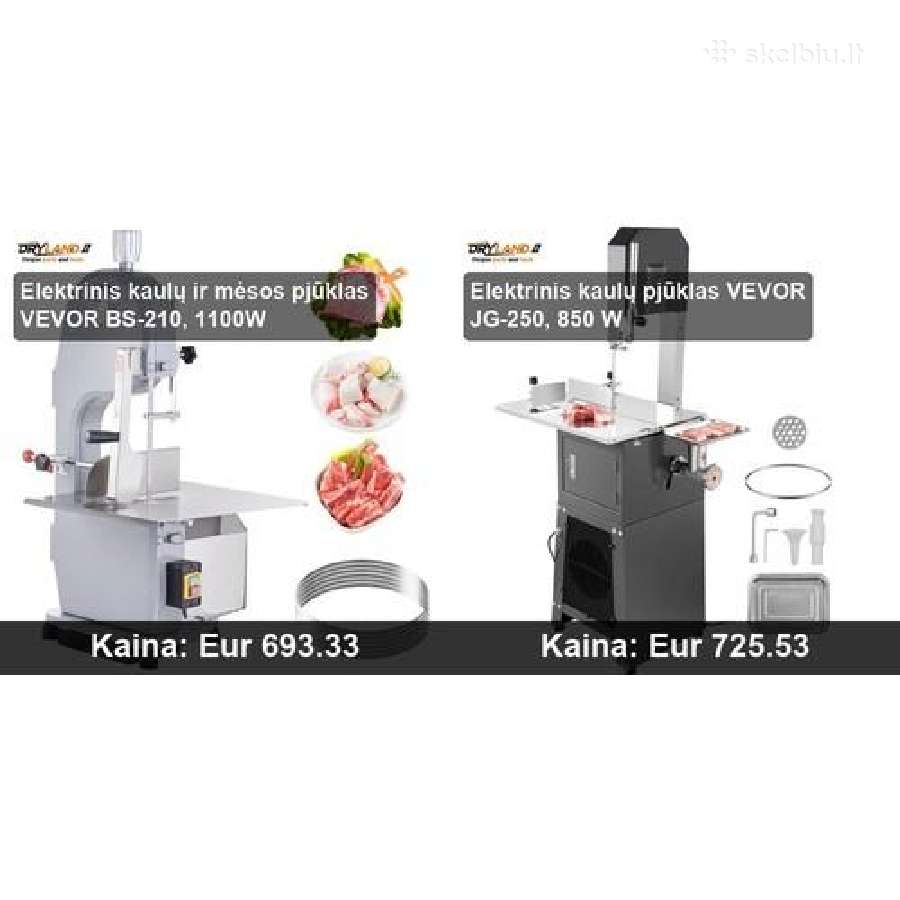 Profesionalūs mėsos pjūklai ir stovai - nuotraukos Nr. 28