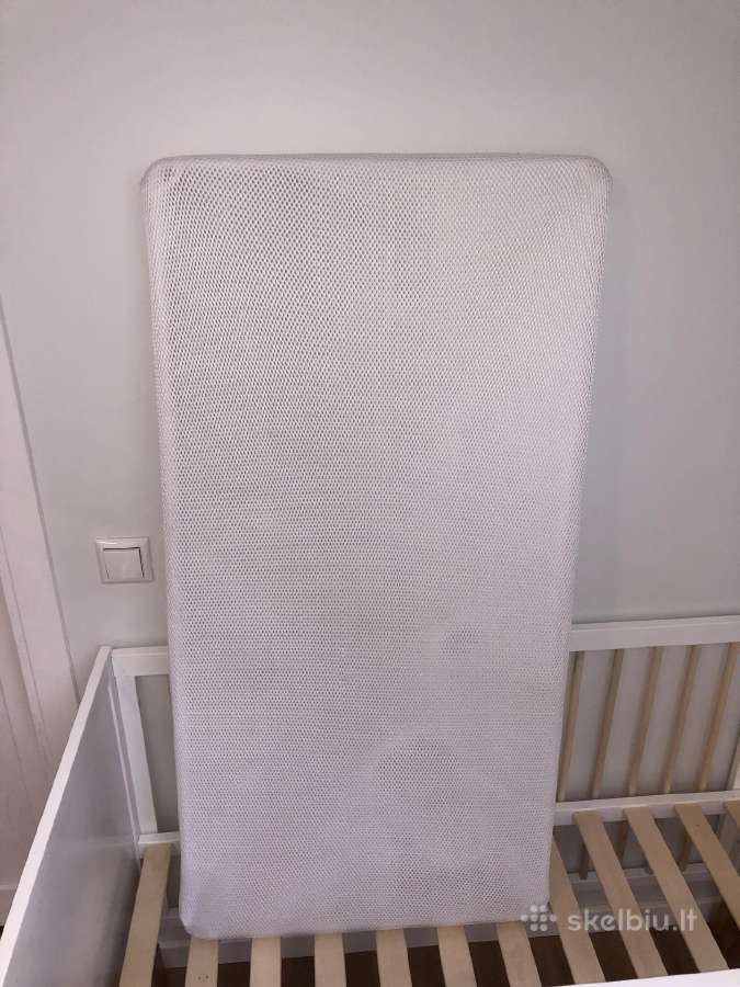 Kūdikio lovelė su orui pralaidžiu čiužiniu ir kt. - nuotraukos Nr. 8