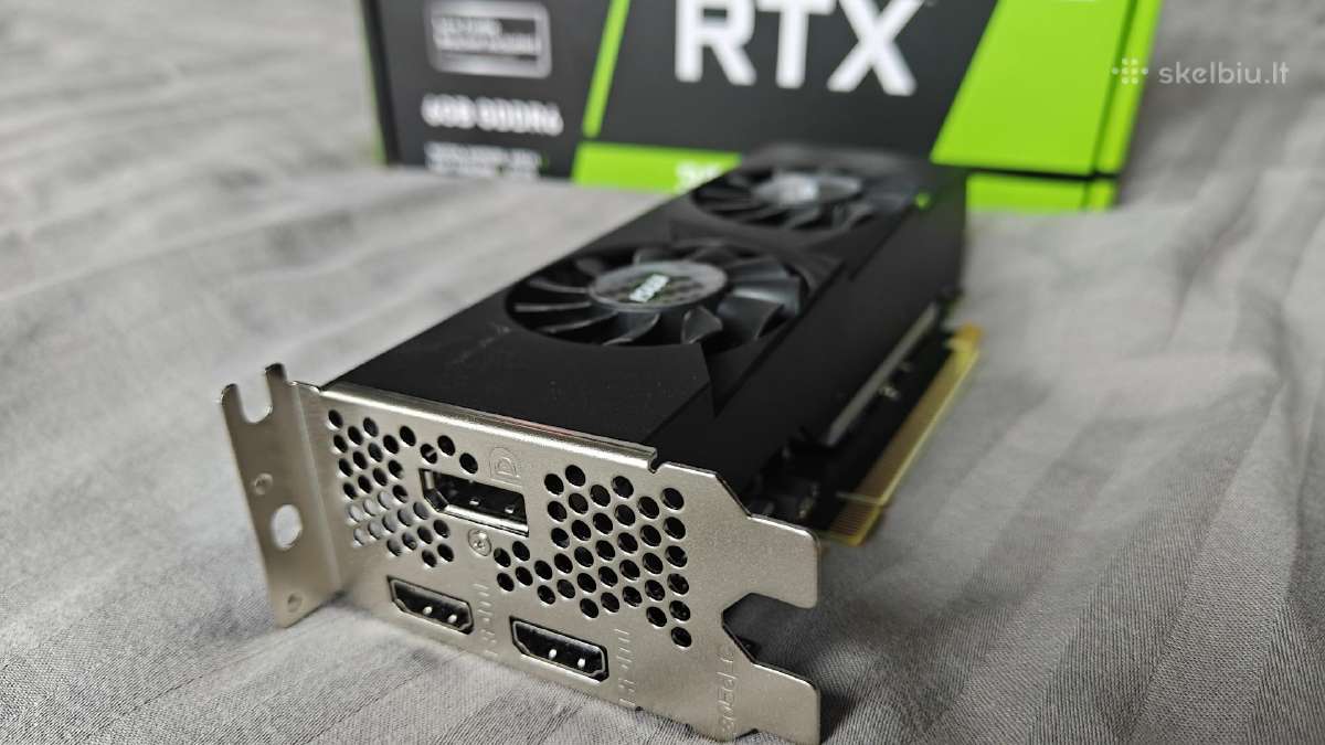 Msi Geforce Rtx 3050 low profile - nuotraukos Nr. 2