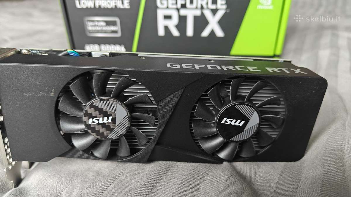 Msi Geforce Rtx 3050 low profile - nuotraukos Nr. 3