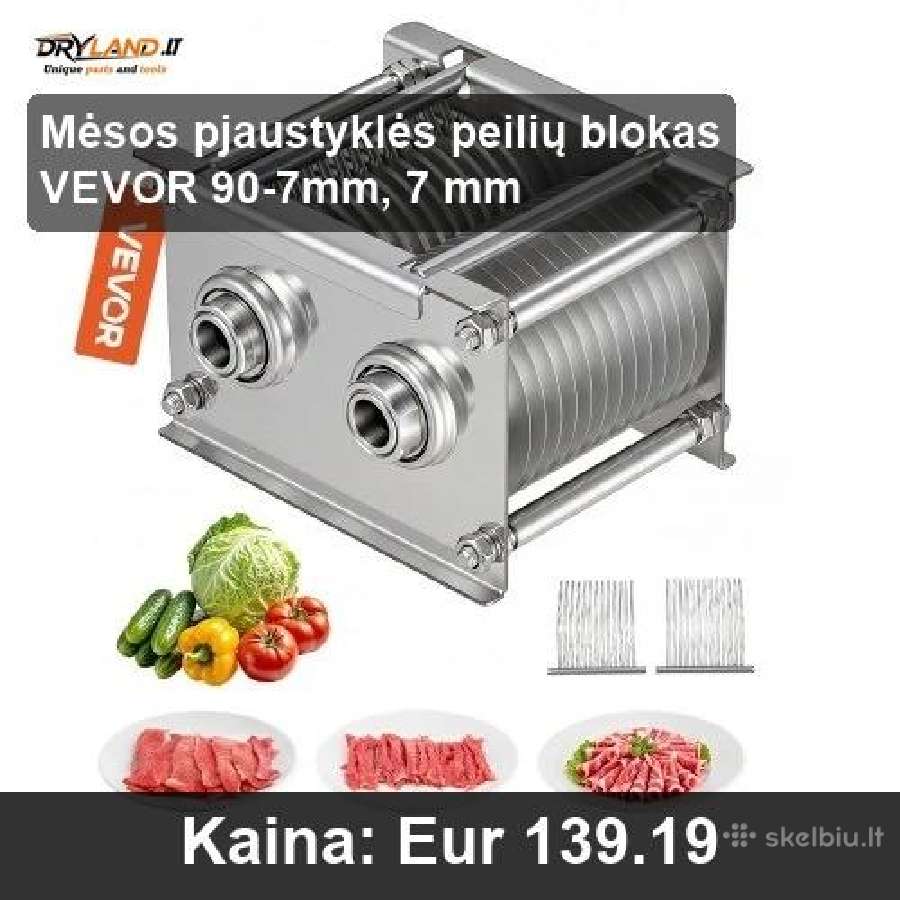 Diskiniai mėsos pjaustymo įrengimai, smulkintuvai - nuotraukos Nr. 9